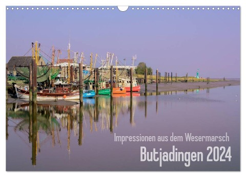 Impressionen aus dem Wesermarsch - Butjadingen 2024 (Wandkalender 2024 DIN A3 quer), CALVENDO Monatskalender - Christian Lindau