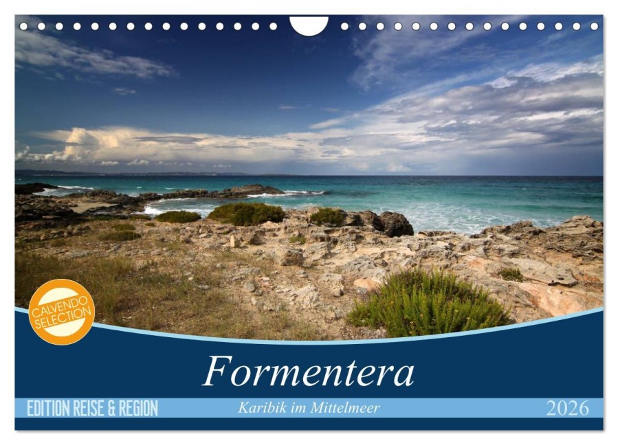 Formentera - Karibik im Mittelmeer (Wandkalender 2026 DIN A4 quer), CALVENDO Monatskalender - Thomas Deter