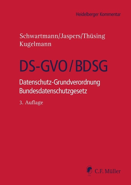 DS-GVO/BDSG - Michael Atzert, Maximilian Hermann, Felix Hilgert, Rolf Hünermann, Tobias Jacquemain