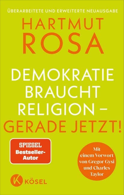 Demokratie braucht Religion - gerade jetzt! - Hartmut Rosa