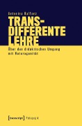 Cover-Bild zum Titel 'Transdifferente Lehre' von 'Antonina Balfanz'