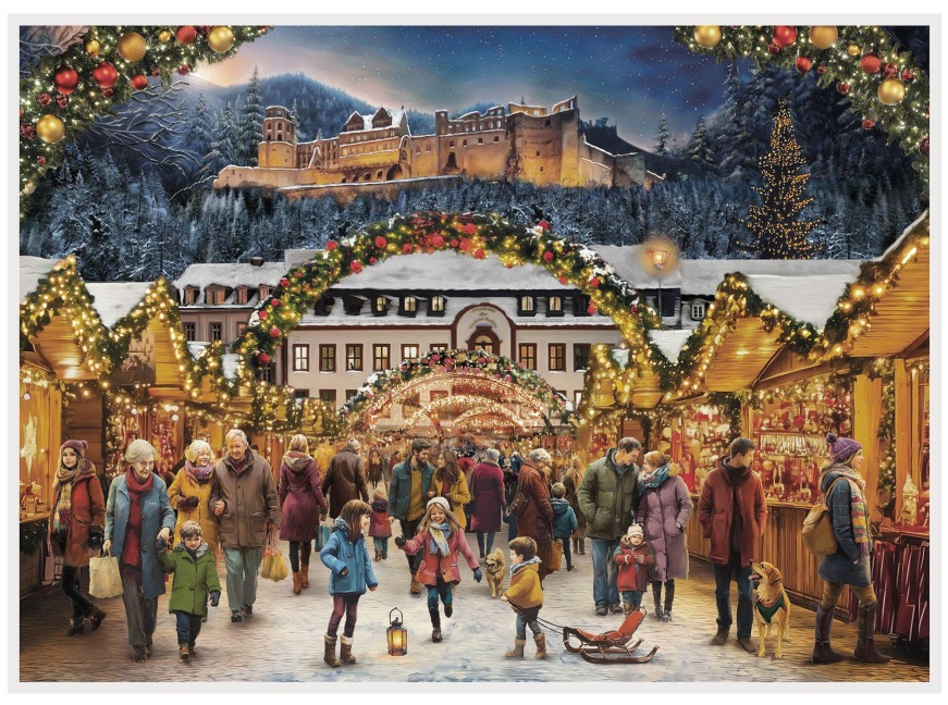 Adventskalender "Heidelberg Schloss" - M. Haduk