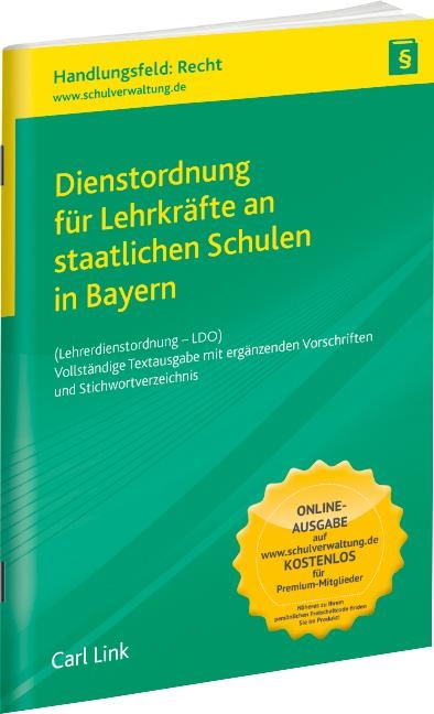 Dienstordnung für Lehrkräfte an staatlichen Schulen in Bayern - 