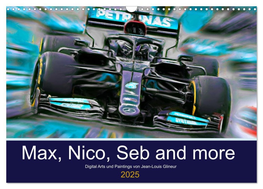 Max, Nico, Seb and more (Wandkalender 2025 DIN A3 quer), CALVENDO Monatskalender - Jean-Louis Glineur alias DeVerviers