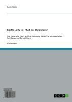 Brechts Lai-tu im "Buch der Wendungen" - Martin Walter