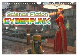 Cover-Bild zum Titel 'Science Fiction Cyberpunk (Wandkalender 2027 DIN A4 quer), CALVENDO Monatskalender' von 'Karsten Schröder'