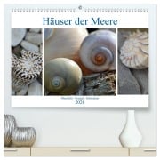 Cover-Bild zum Titel 'Häuser der Meere: Muscheln - Seeigel - Schnecken (hochwertiger Premium Wandkalender 2026 DIN A2 quer), Kunstdruck in Hochglanz' von 'Renate Grobelny'