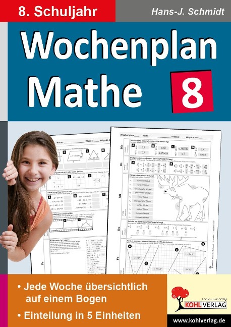 Wochenplan Mathe / Klasse 8 - Hans-J. Schmidt