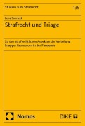 Cover-Bild zum Titel 'Strafrecht und Triage' von 'Lena Sonneck'