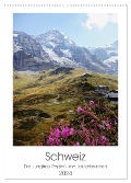 Schweiz (Wandkalender 2024 DIN A2 hoch), CALVENDO Monatskalender - Franziska Petersen
