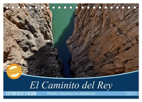 El Caminito del Rey (Tischkalender 2025 DIN A5 quer), CALVENDO Monatskalender - Jorge Maga