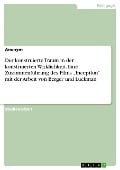 Cover-Bild zum Titel 'Der konstruierte Traum in der konstruierten Wirklichkeit. Eine Zusammenführung des Films "Inception" mit der Arbeit von Berger und Luckman' von ''