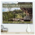 Frienstein Perspektiven - Elbsandstein (hochwertiger Premium Wandkalender 2024 DIN A2 quer), Kunstdruck in Hochglanz - Kevin Walther