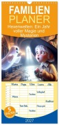 Cover-Bild zum Titel 'Familienplaner 2027 - Hexenwelten: Ein Jahr voller Magie und Mysterien mit 5 Spalten (Wandkalender, 21 x 45 cm) CALVENDO' von 'Artefacti'