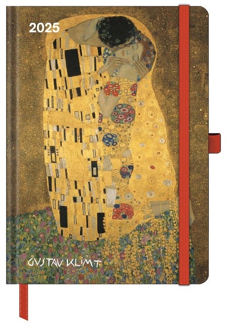 Gustav Klimt 2025 - Buchkalender - Taschenkalender - Kunstkalender - 16x22 - 