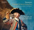 Cover-Bild zum Titel 'Georg Philipp Telemann: Trumpet & Horn Concertos' von 'La Petite Bande & Sigiswald Kuijken'