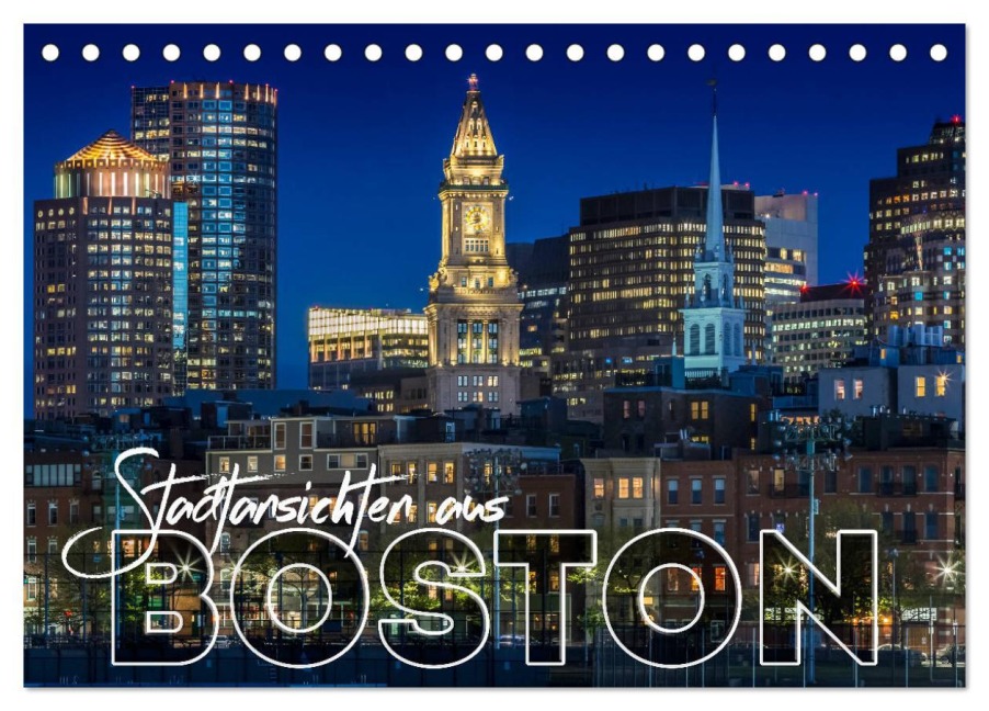 Stadtansichten aus Boston (Tischkalender 2025 DIN A5 quer), CALVENDO Monatskalender - Melanie Viola