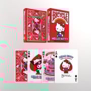 Cover-Bild zum Titel 'Bicycle® Hello Kitty - 50th Anniversary (Designer Spielkarten, Poker, Skat...)' von ''