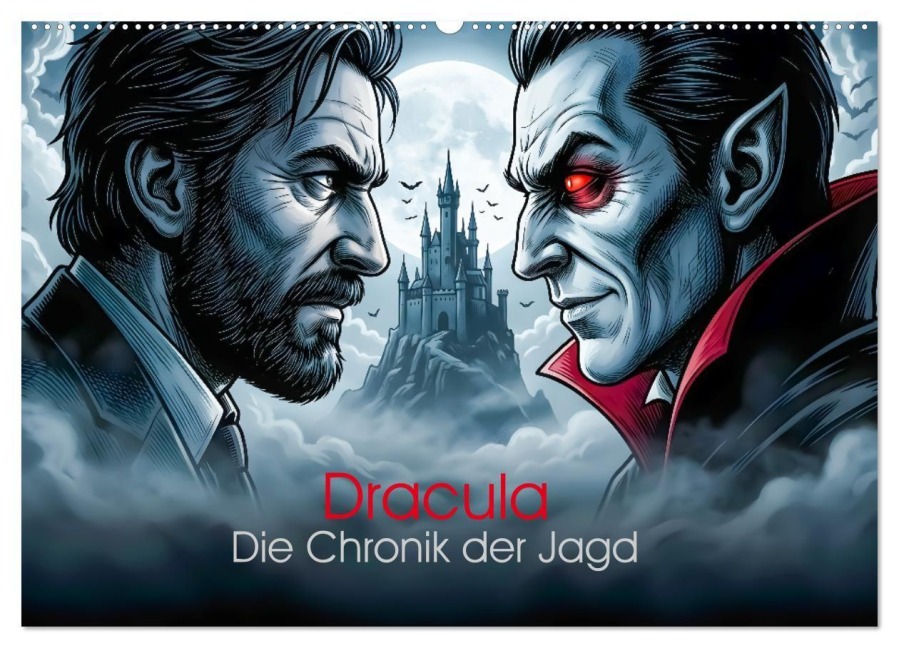Dracula - Die Chronik der Jagd (Wandkalender 2027 DIN A2 quer), CALVENDO Monatskalender - Pixs:Sell