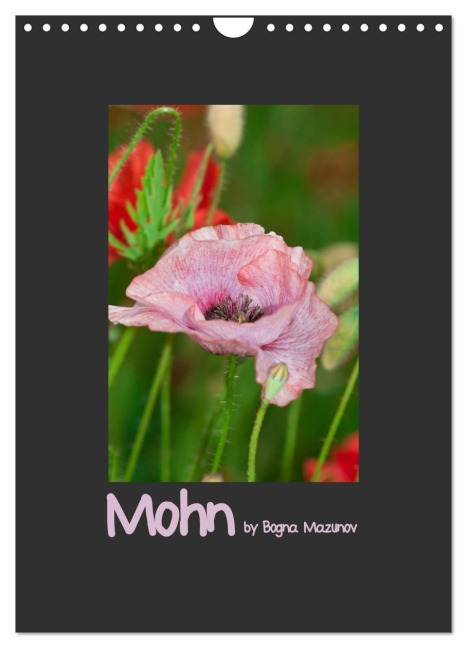 Mohn (Wandkalender 2026 DIN A4 hoch), CALVENDO Monatskalender - Bogna Mazunov