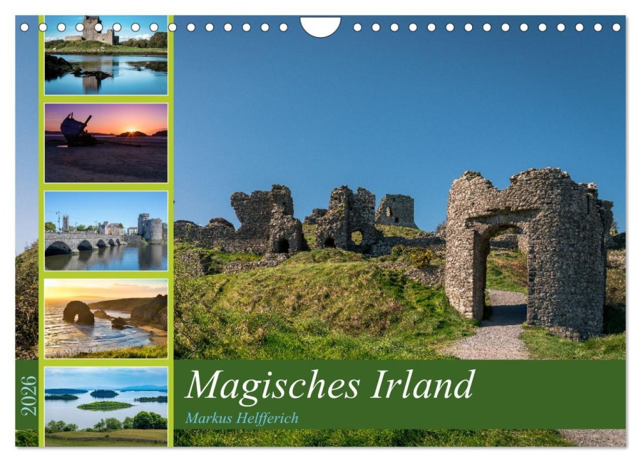 Magisches Irland 2026 (Wandkalender 2026 DIN A4 quer), CALVENDO Monatskalender - Markus Helfferich