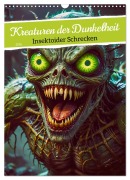 Cover-Bild zum Titel 'Kreaturen der Dunkelheit - Insektoider Schrecken (Wandkalender 2026 DIN A3 hoch), CALVENDO Monatskalender' von 'Sell Pixs:Sell'