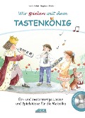 Cover-Bild zum Titel 'Wir spielen mit dem Tastenkönig' von 'Karin Schuh, Sieglinde Strobel'