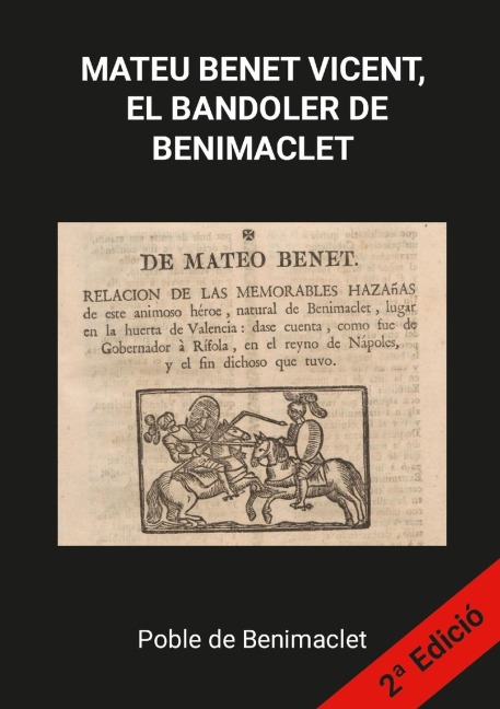 MATEU BENET VICENT, EL BANDOLER DE BENIMACLET - Pau Giner