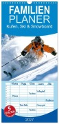Cover-Bild zum Titel 'Familienplaner 2027 - Kufen, Ski & Snowboard mit 5 Spalten (Wandkalender, 21 x 45 cm) CALVENDO' von 'Peter Roder'