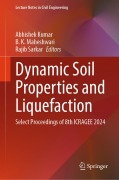Cover-Bild zum Titel 'Dynamic Soil Properties and Liquefaction' von ''