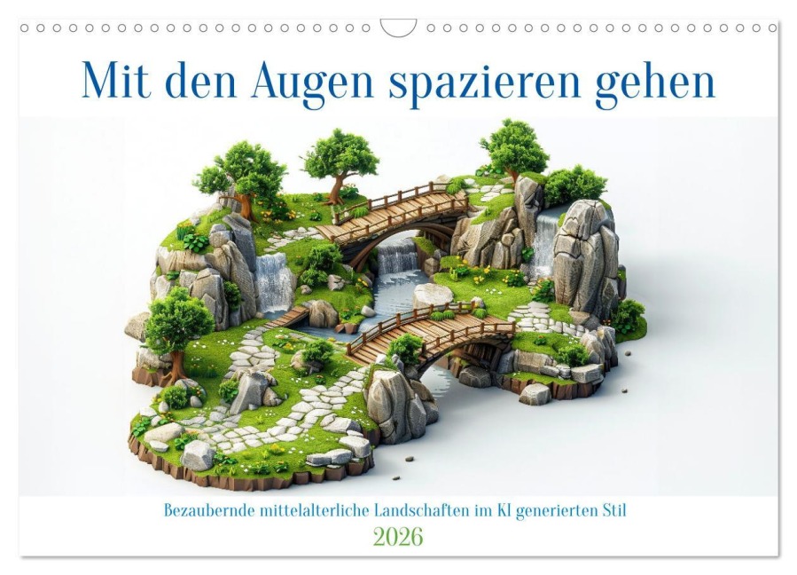 Mit den Augen spazieren gehen (Wandkalender 2026 DIN A3 quer), CALVENDO Monatskalender - Kerstin Waurick