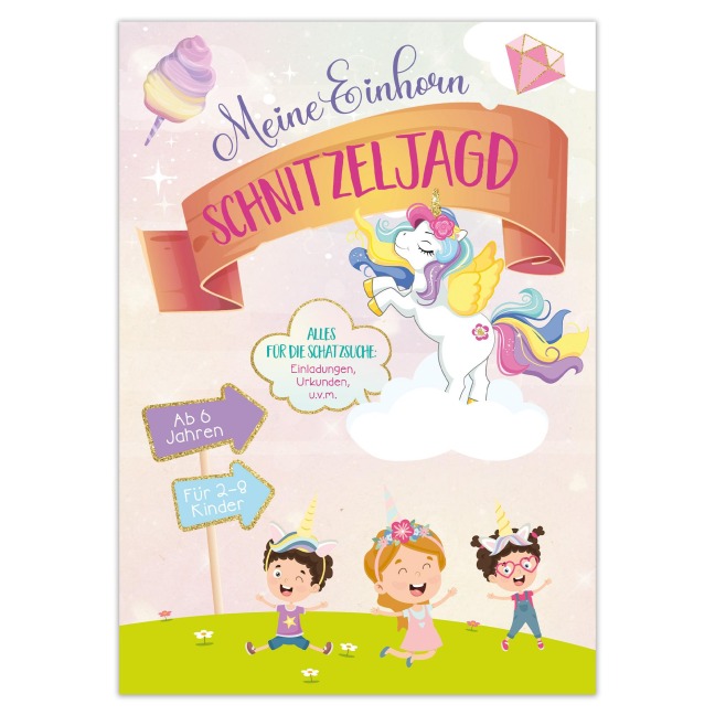 Activity Heft: Meine Einhorn Schnitzeljagd - 