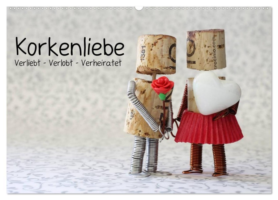 Korkenliebe (Wandkalender 2025 DIN A2 quer), CALVENDO Monatskalender - Michaela Kanthak