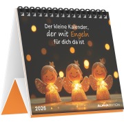 Der kleine Schutzengel Kalender - Tischaufstellkalender mit 12 inspirierenden Motiven und Zitaten - 