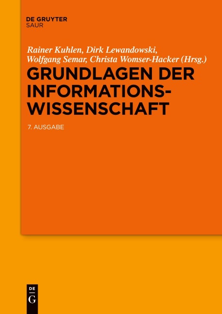 Grundlagen der Informationswissenschaft - 
