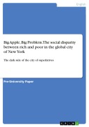 Big Apple, Big Problem. The social disparity between rich and poor in the global city of New York - 