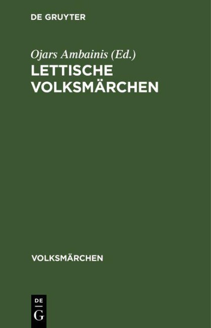 Lettische Volksmärchen - 