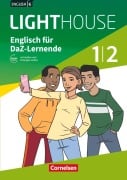 Cover-Bild zum Titel 'English G LIGHTHOUSE 01/02: 5./6. Schuljahr. Englisch-Module für DaZ-Lernende. Arbeitsheft mit Audios und Lösungen online' von 'Priscilla Lavodrama, Berit Rudolph'