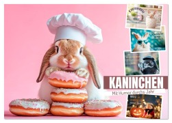 Cover-Bild zum Titel 'KANINCHEN Mit Humor durchs Jahr (Tischkalender 2026 DIN A5 quer), CALVENDO Monatskalender' von 'Melanie Viola'