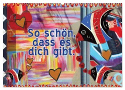 Cover-Bild zum Titel 'So schön, dass es dich gibt (Wandkalender 2026 DIN A2 quer), CALVENDO Monatskalender' von 'Gabriele Gerner'