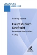 Cover-Bild zum Titel 'Hauptstudium Strafrecht' von 'Ralf Holzberg, Matthias Reichelt'