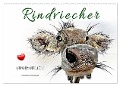 Rindviecher unglaublich (Wandkalender 2025 DIN A2 quer), CALVENDO Monatskalender - Peter Roder