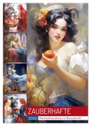 Cover-Bild zum Titel 'Zauberhafte Märchenillustrationen im Romantik-Stil (Wandkalender 2026 DIN A2 hoch), CALVENDO Monatskalender' von 'Rose Hurley'