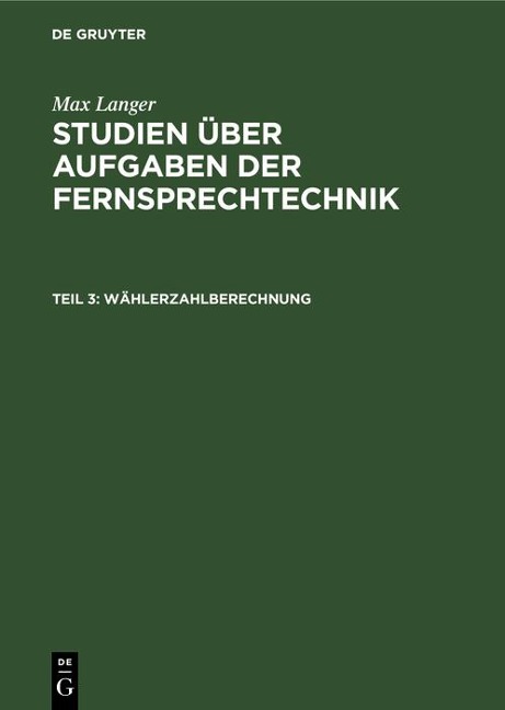 Wählerzahlberechnung - Max Langer