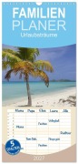 Cover-Bild zum Titel 'Familienplaner 2027 - Urlaubsträume mit 5 Spalten (Wandkalender, 21 x 45 cm) CALVENDO' von 'Jan Wolf'