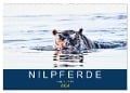 Nilpferde, Kolosse in Afrika (Wandkalender 2024 DIN A2 quer), CALVENDO Monatskalender - Robert Styppa