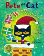 Cover-Bild zum Titel 'Pete the Cat Saves Christmas' von 'Eric Litwin, Kimberly Dean'