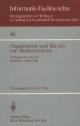 Cover-Bild zum Titel 'Organisation und Betrieb von Rechenzentren' von ''