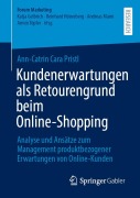 Cover-Bild zum Titel 'Kundenerwartungen als Retourengrund beim Online-Shopping' von 'Ann-Catrin Cara Pristl'