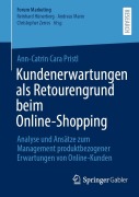 Cover-Bild zum Titel 'Kundenerwartungen als Retourengrund beim Online-Shopping' von 'Ann-Catrin Cara Pristl'